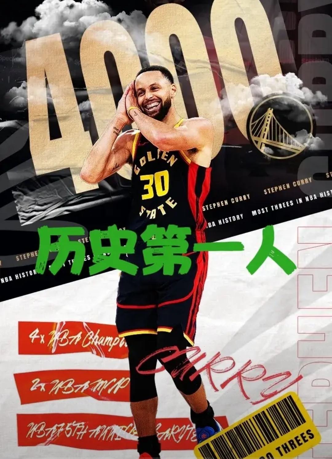 勇士总决赛四战三胜骑士，成功卫冕夺得NBA冠军